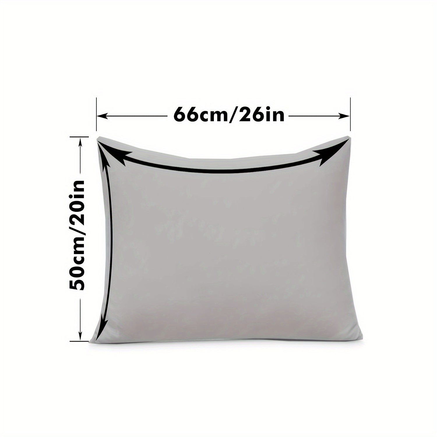 Grey Water-Resistant Pillow Protector Cover Made from Durable Polyester 105gsm