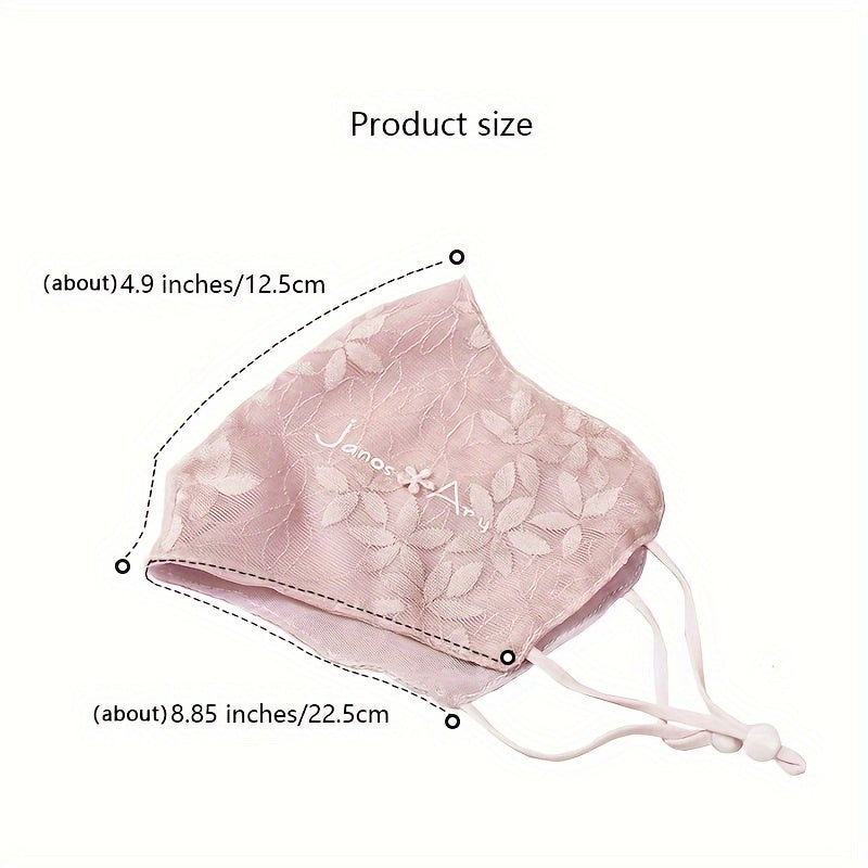 Women’s UV Protection Face Mask Breathable Ice Silk Summer Thin Eye Mask Pack of 1-5