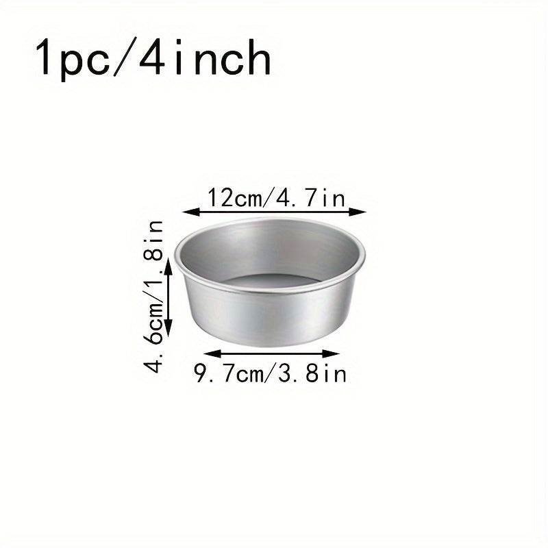 Removable Bottom Round Cake Pans Set 3 Sizes Non-Stick Aluminum Baking Molds