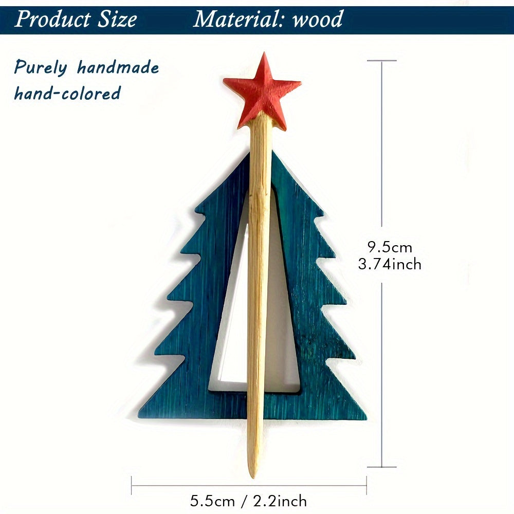 Ayollar va bolalar uchun 3 ta qoʻlda tayyorlangan yogʻoch hayvonlar broshuralari toʻplami