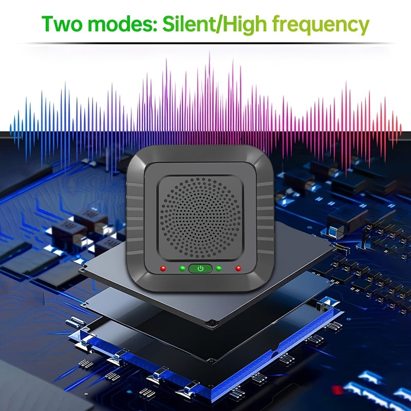 Repelente eléctrico para animales al aire libre para jardín, césped y patio, exterminador de pequeños mamíferos