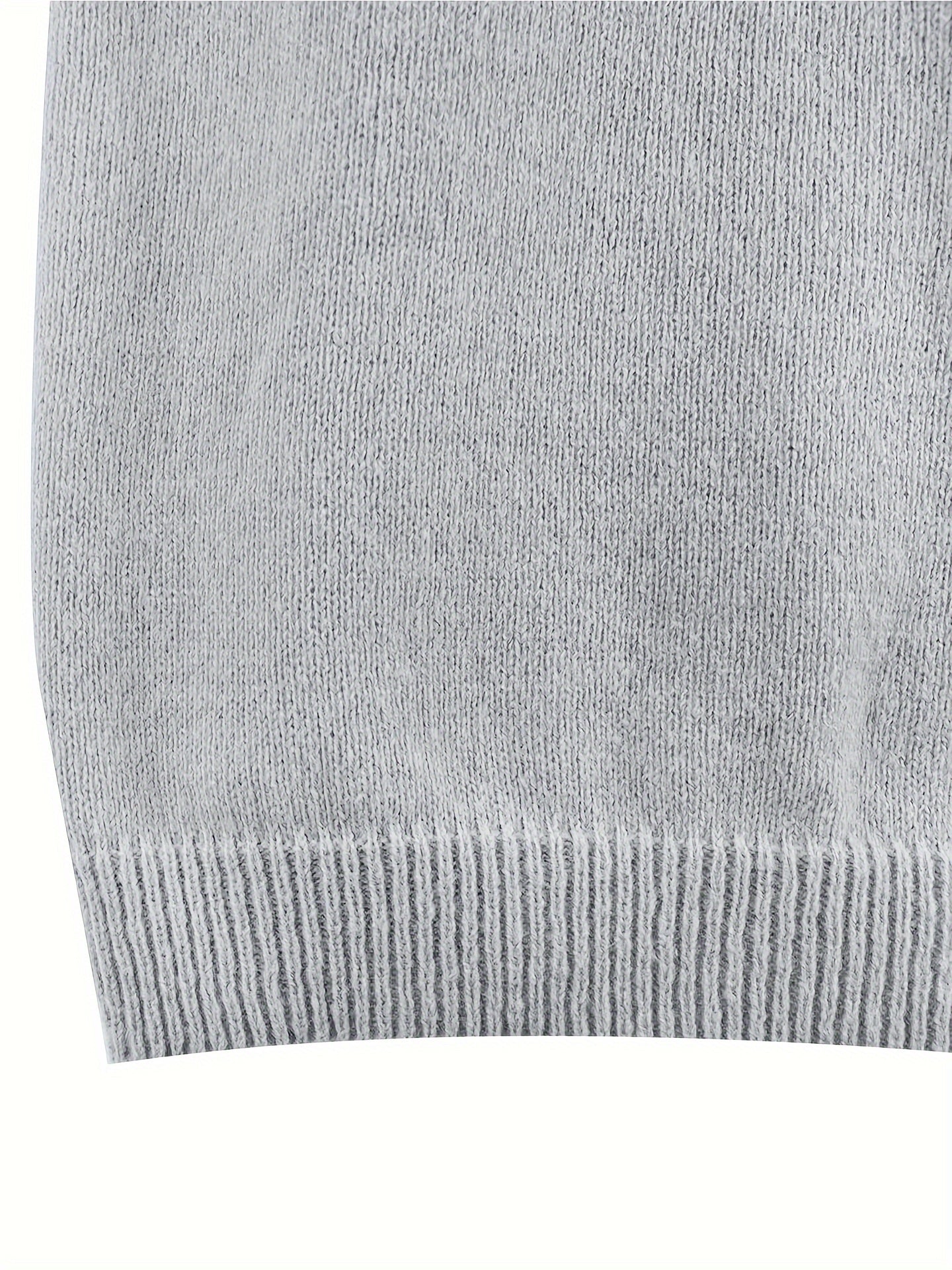 Men's Cable Knit Sweater Long Sleeve Crew Neck Solid Color Fall Spring Casual