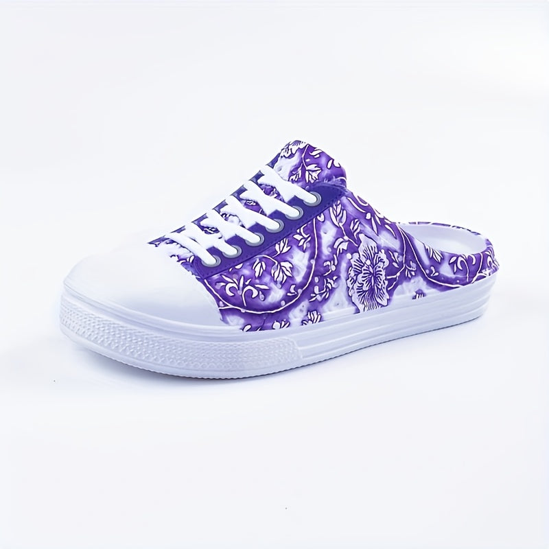 Women’s Floral Garden Clogs Lightweight Breathable Summer Shoes