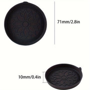 Avtomobil ichki qismi uchun gullli dizaynga ega universal silikon suv stakan tutgichi