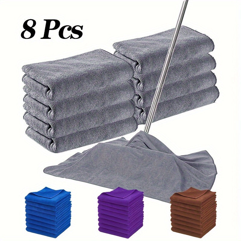 8 Pack Extra Large Microfiber Towels Space Theme Soft Absorbent Reusable Oblong
