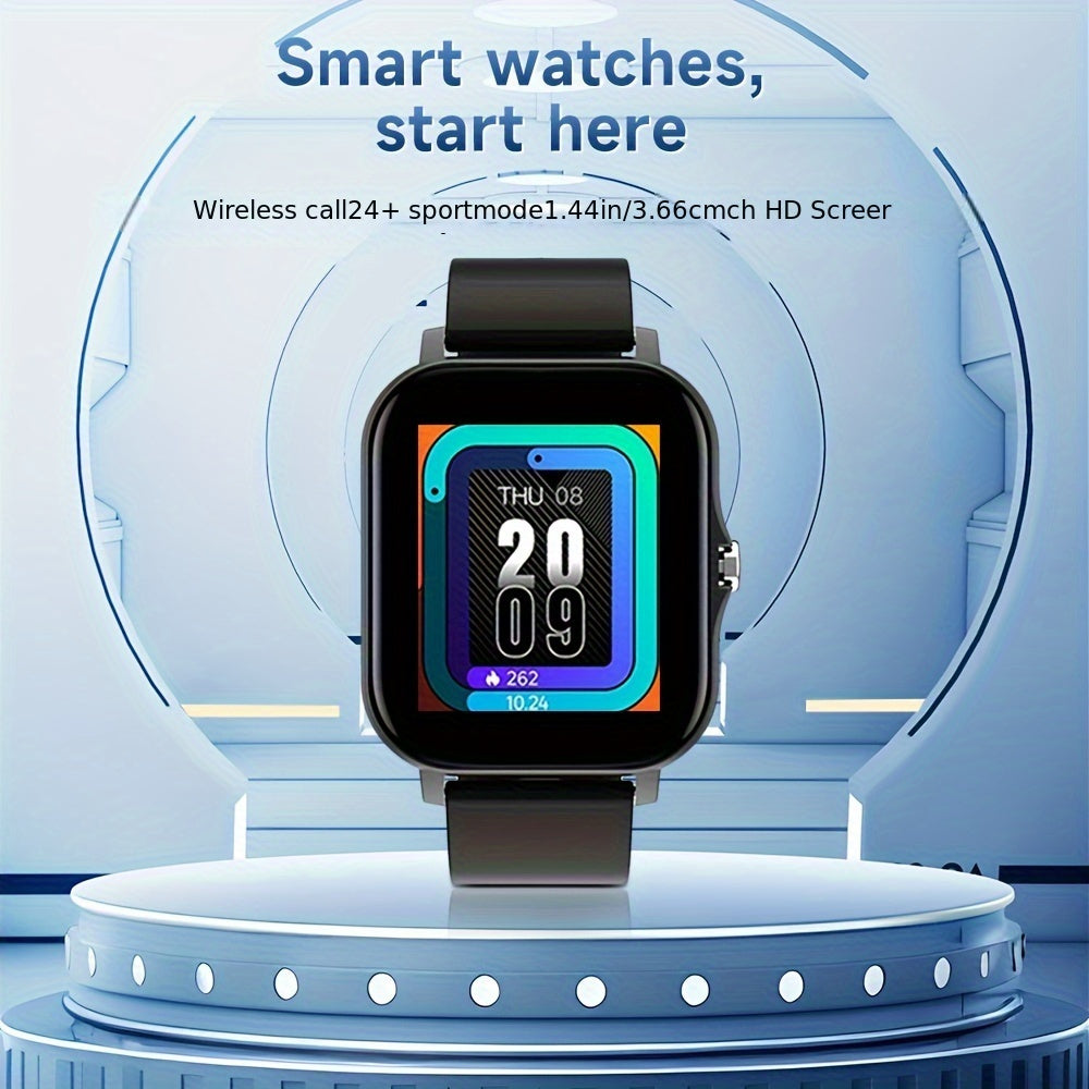Men and Women Smartwatch 3.66cm Fitness Tracker with Wireless Calling and Notifications