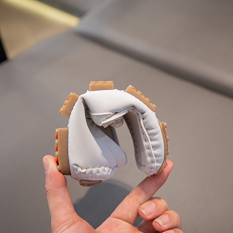 Kids Boys Casual Low Top Slip-On Shoes with Bow for Ages 14 and Under