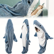 Adult and Child Wearable Shark Blanket Sleeping Bag Soft Warm Christmas Gift