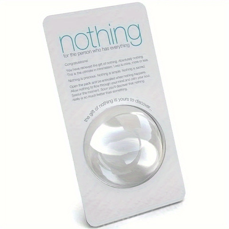 Novelty Gift for Someone Who Has Everything Unique Gift of Nothing for Holiday Birthday or Party