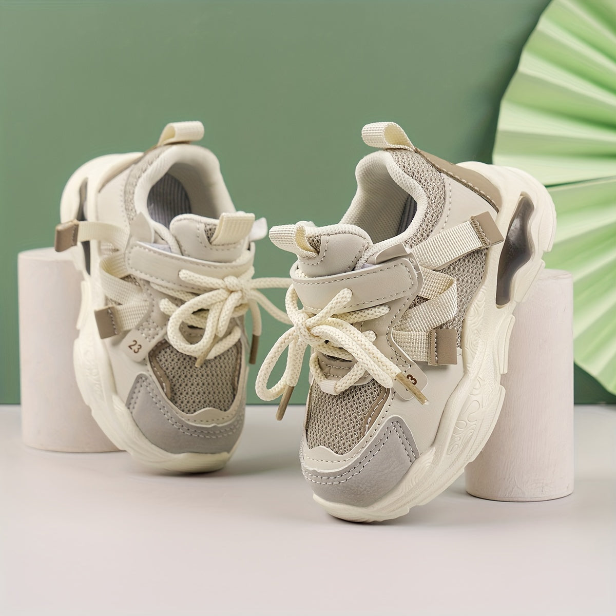 Girls Mesh Chunky Sneakers for Outdoor Activities All-Season Casual Sports