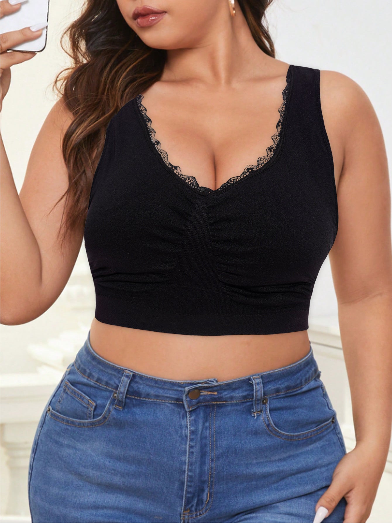 Women's Seamless Breathable Inverted Tube Top for Casual Wear