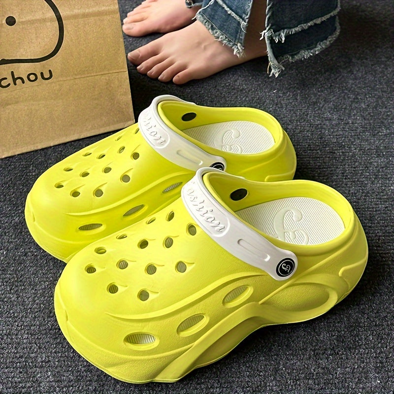 Women's Breathable Summer EVA Clogs Solid Color Closed Toe Casual Shoes