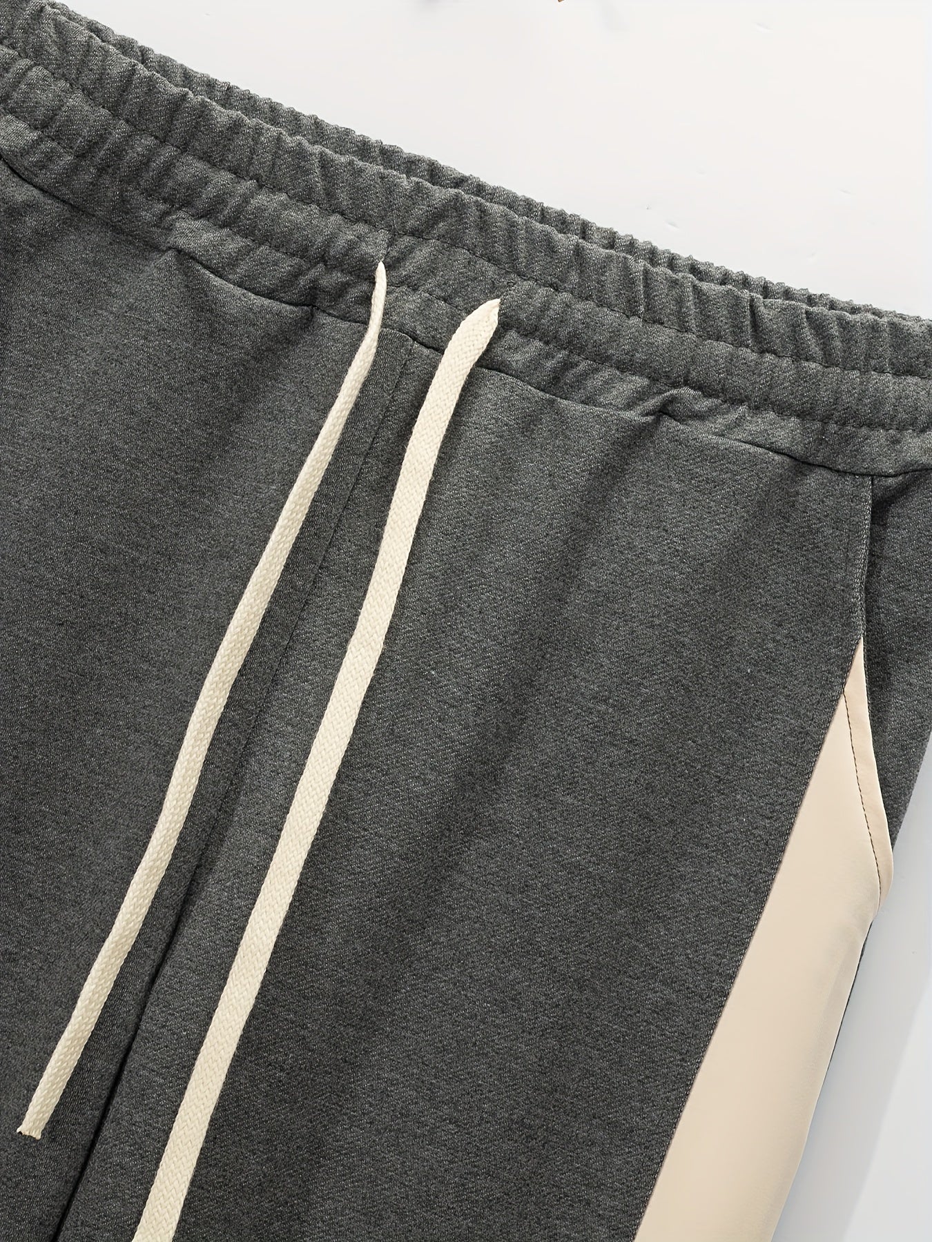 Мужской комплект из жакета и брюк из полиэстера с цветными блоками, весна-осень