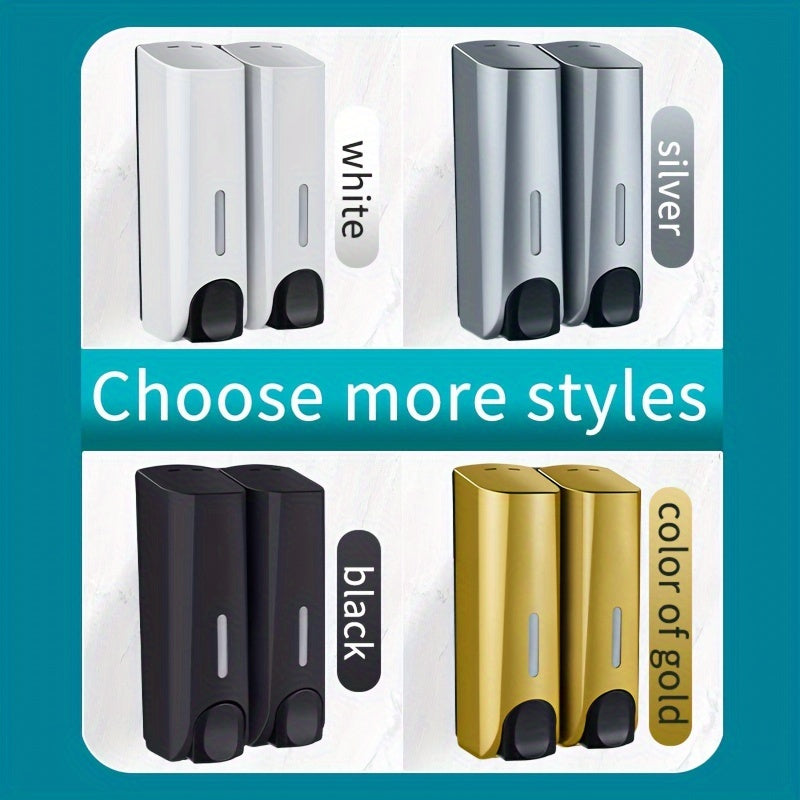 Wall-Mounted Soap Dispenser for Bathroom and Kitchen Storage, Plastic, Modern Design