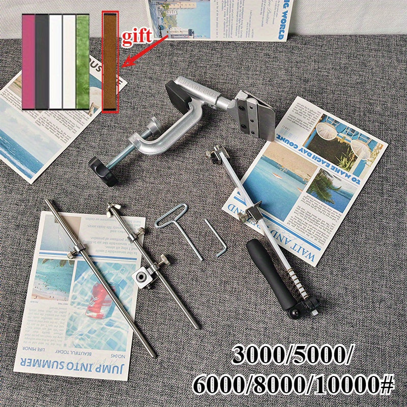 4th Gen Knife Sharpener Set with Replaceable Accessories for Precision Use Durable Universal