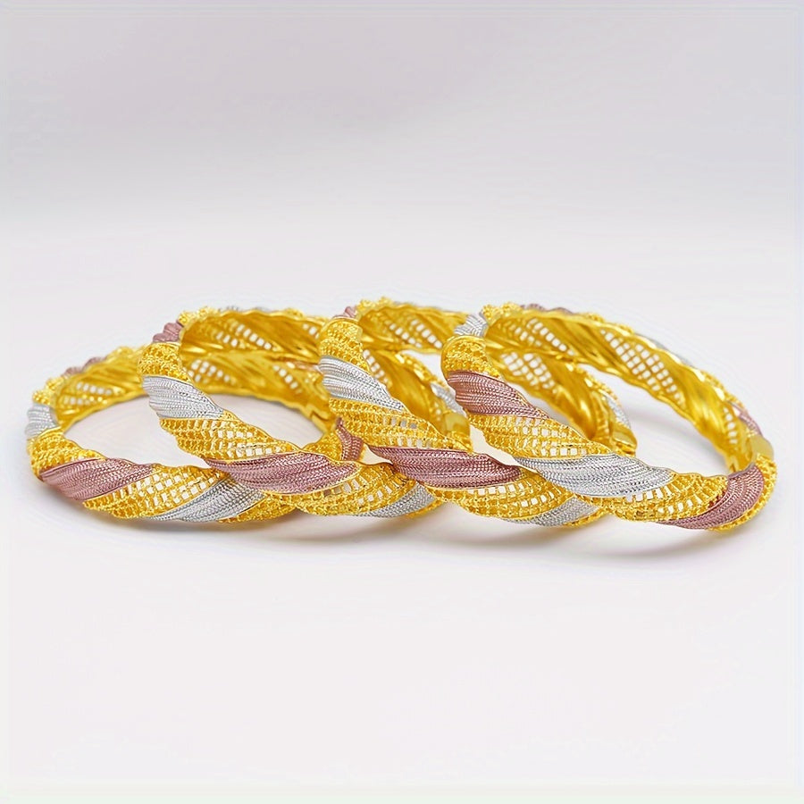 Set of 4 Women's Multicolor Bracelet Jewelry for Weddings and Gifts