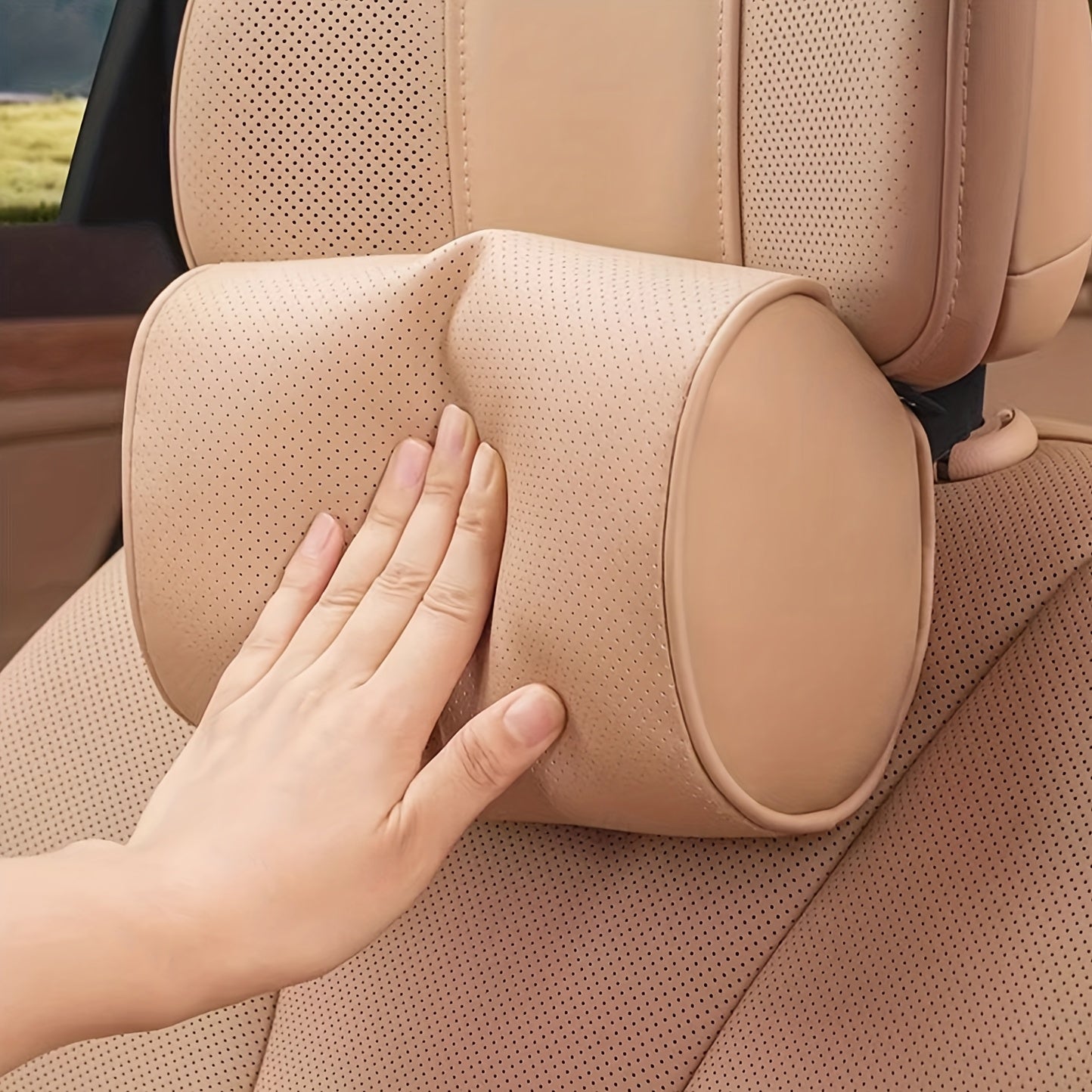 Unisex Soft Foam Car Neck Pillow Supportive Cushion for Drivers and Passengers