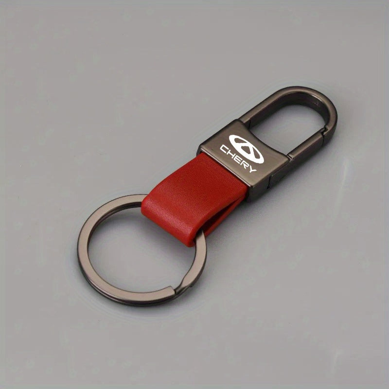 Universal Car Keyring Faux Leather Keychain for All Years