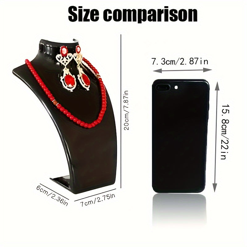 Soporte de exhibición de joyería con estante para collares y pendientes