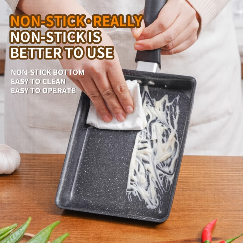 Toʻgʻri burchakli yopilmaydigan qattiq temir skilet tuxum, pancake, pastırma va bifshteks uchun 10 dyuym