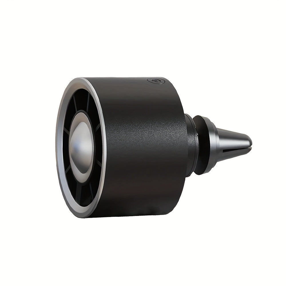 USB turbocharger car fan with clip for air conditioning outlet 2025