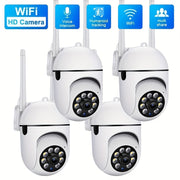 1080P PTZ WiFi Security Camera with Night Vision Voice Control and Smart Tracking
