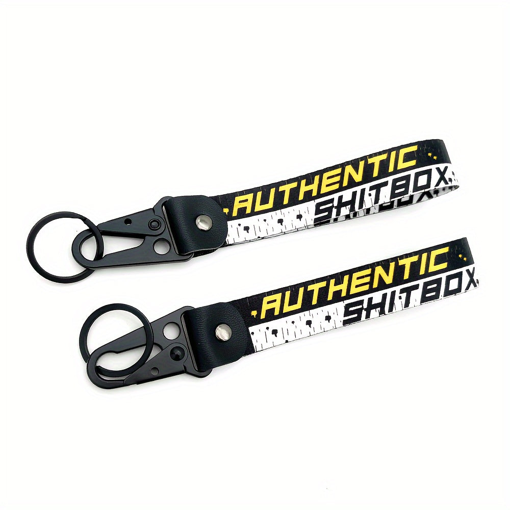 Uniseks metall poyga kaliti uchun anti-yo'qoladigan bilakuzuk va avtomobil, mototsikl kalitlari uchun