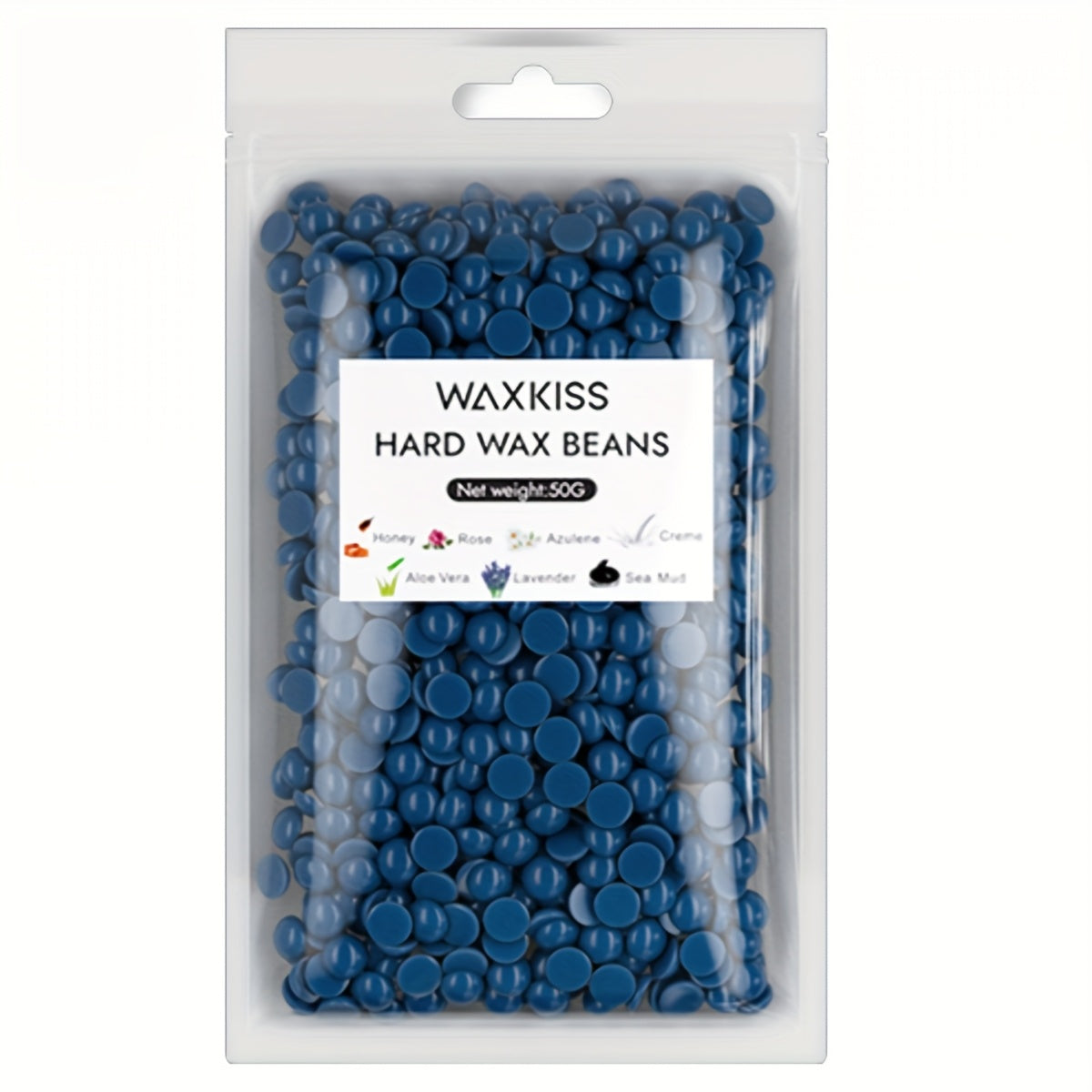 Paquete de recarga de cera dura en grano para piel sensible, depilación sin dolor, 50g