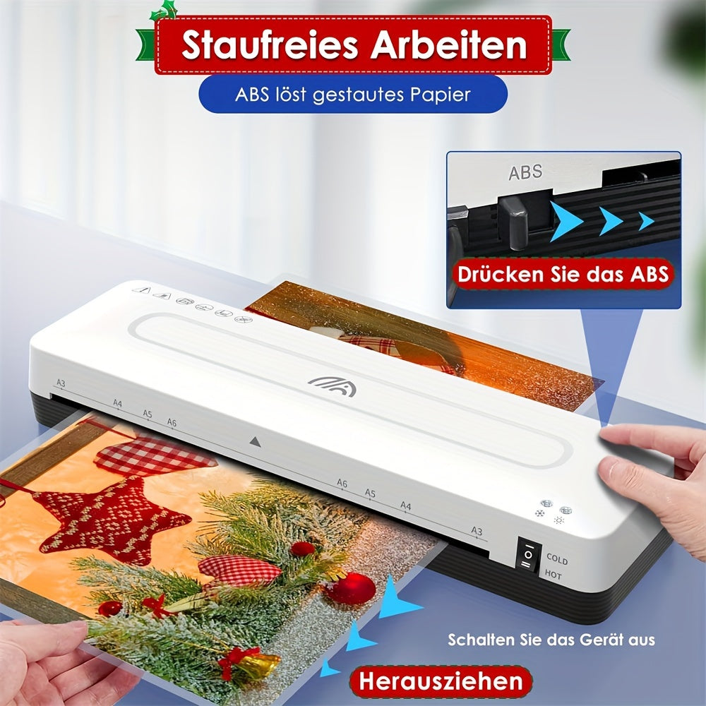 A3 Laminatsiya mashinasi issiq sovuq 30 varaqlar A3 A4 A5 ofis maktab uy foydalanishi uchun