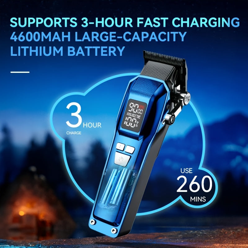 Recortadora de cabello inalámbrica con batería recargable de 4600mAh