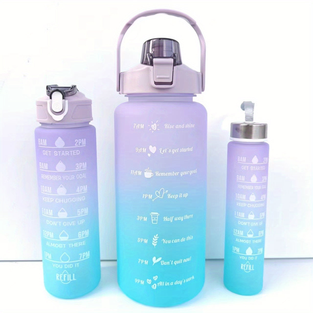 Leakproof BPA-Free Water Bottle for Camping Hiking Fitness and Home Use