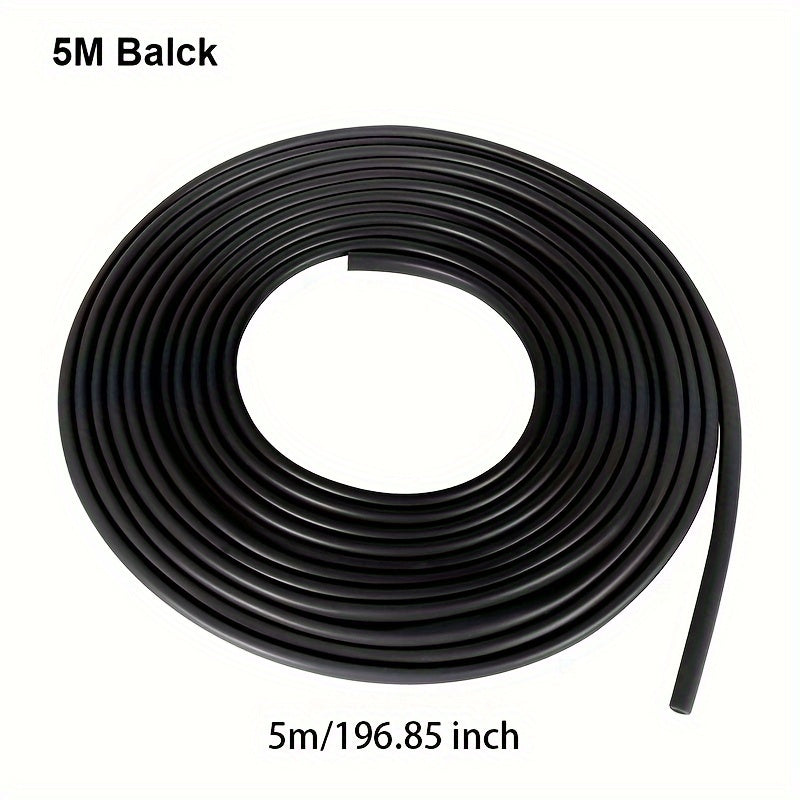 Universal Car Door Edge Protector Rubber U-Shape Seal 5m Anti-Scratch