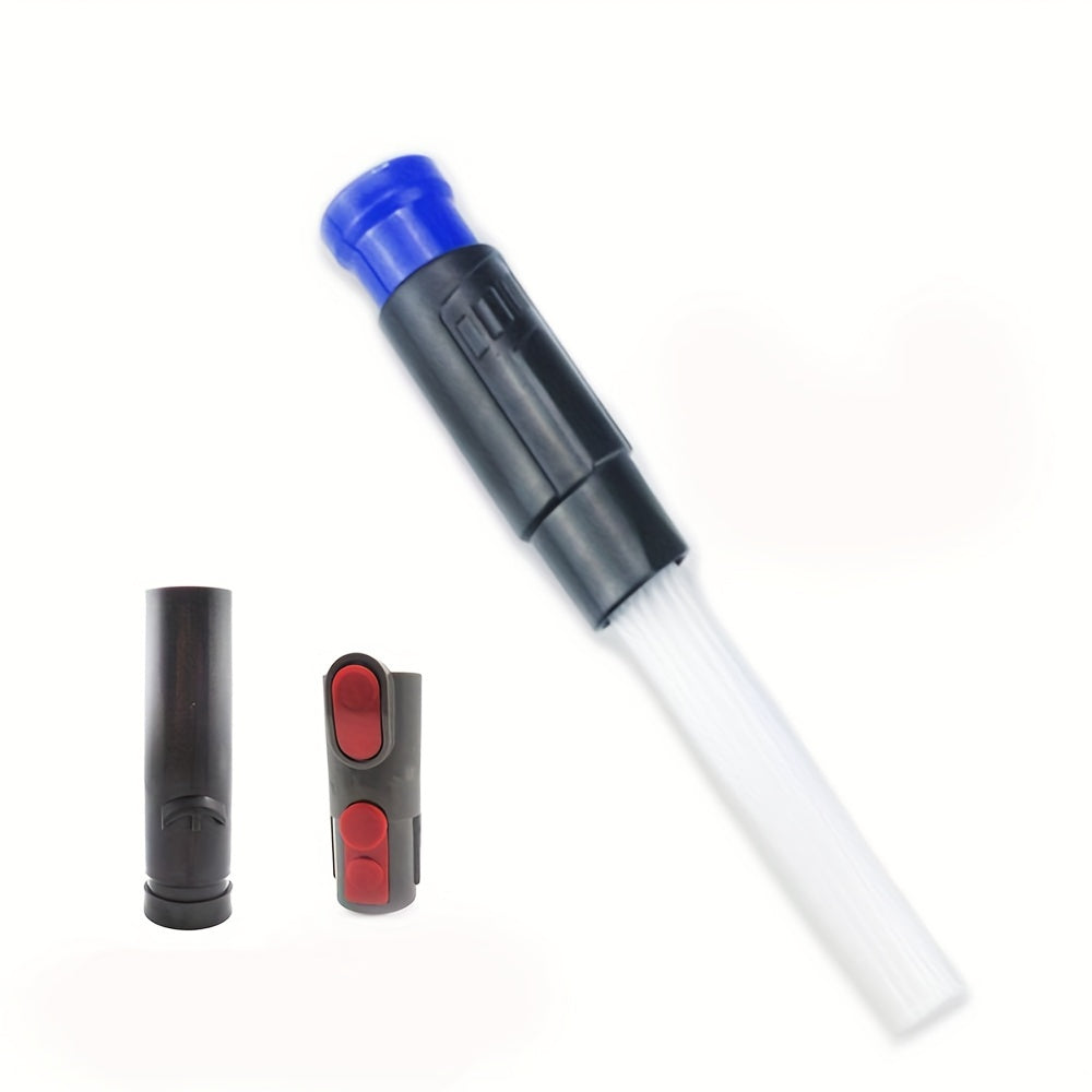 Dyson changyutgichlari uchun aksessuar to'plami V7, V8, V10, V11, V12, V15 va boshqa modellarga mo'ljallangan qalam shaklidagi chang cho'tkasi bilan birga keladi. Shuningdek, qiyin joylarga yetib borish uchun moslashuvchan so'rish quvurlari ham mavjud.