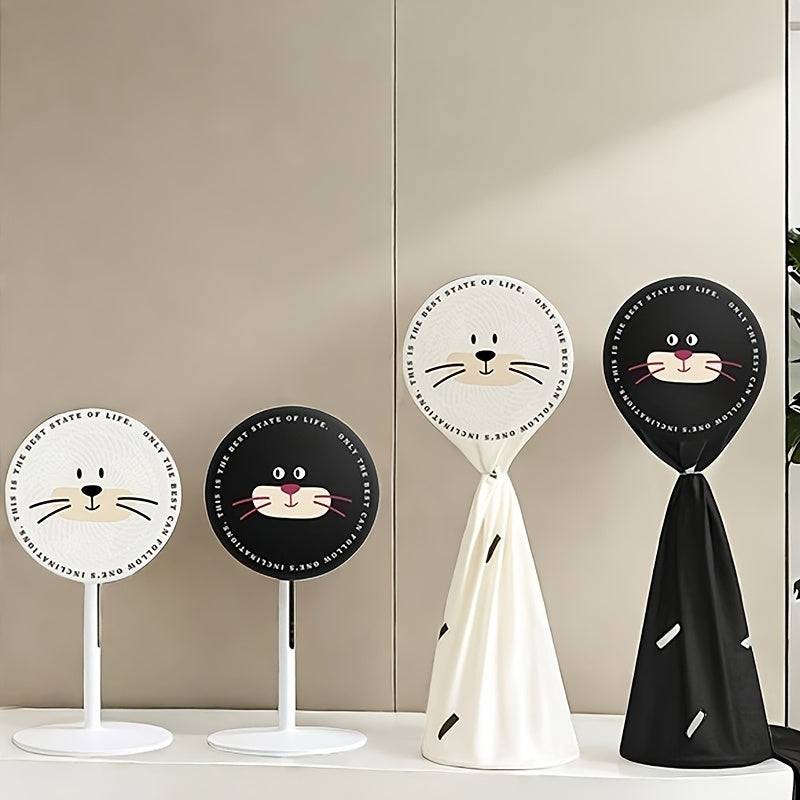 Round Electric Fan Cover Waterproof Dustproof Protector for Floor Fans