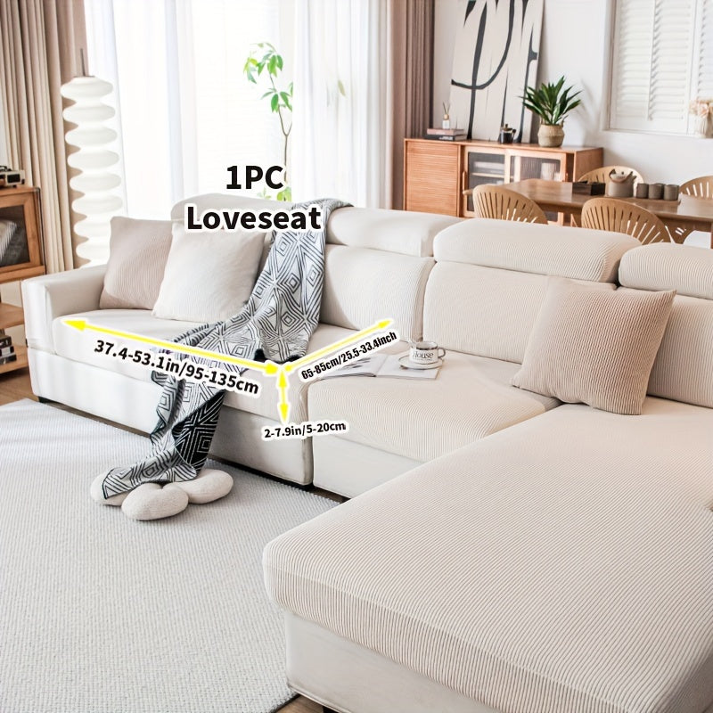 Эластичный чехол на диван, всесезонный, моющийся, прочный, противоскользящий, для кресла до 4-х мест, современный домашний офис