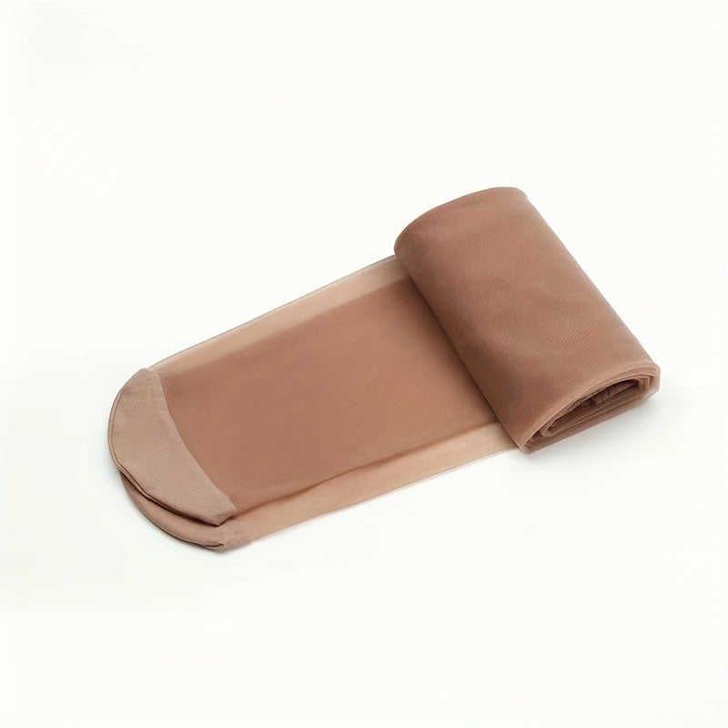 Women's Summer Thin Control Top Pantyhose Stockings Hosiery Solid Color