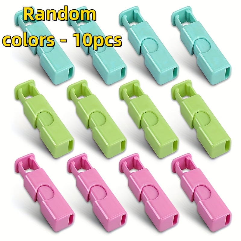 Set of 10 Plastic Bag Sealing Clips for Food Preservation Kitchen Tools