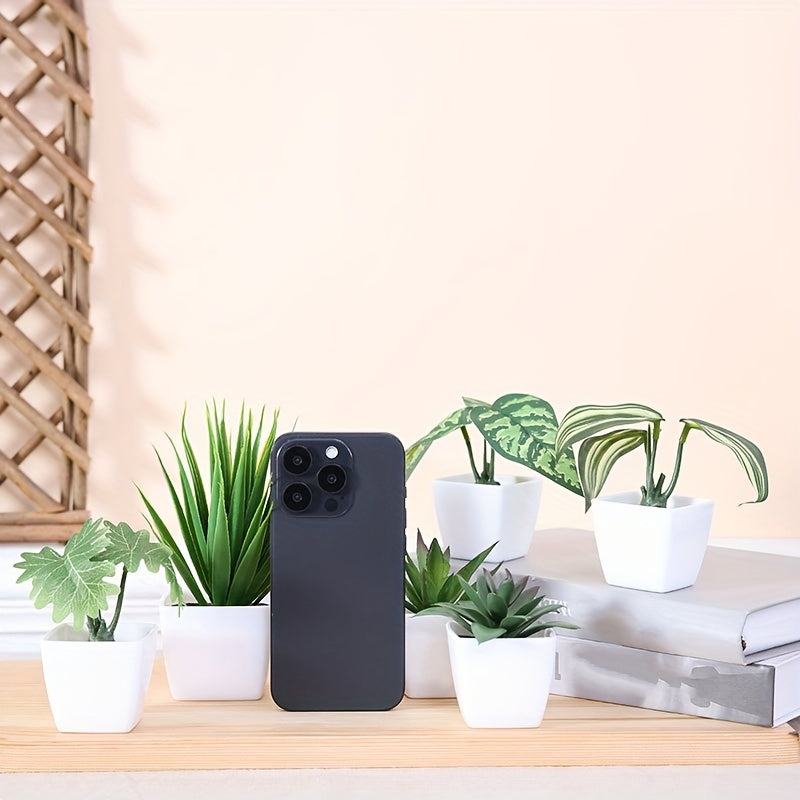 Artificial Succulent Plants Set of 6 for Indoor Decoration Nordic Style