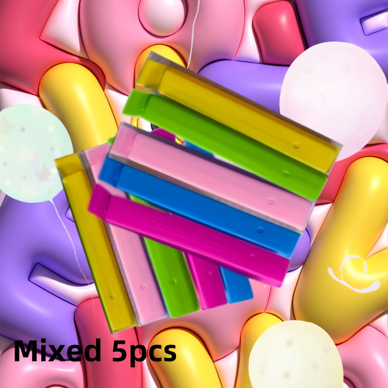 10 dona Universal Qayta ishlatiladigan Plastik Oziq-ovqat Sumka Kliplari - Oziq-ovqatni Namlikdan va Changdan Himoyalangan Mühürlar bilan Yangilab Turing, Zarur Oshxona Saqlash Asboblari