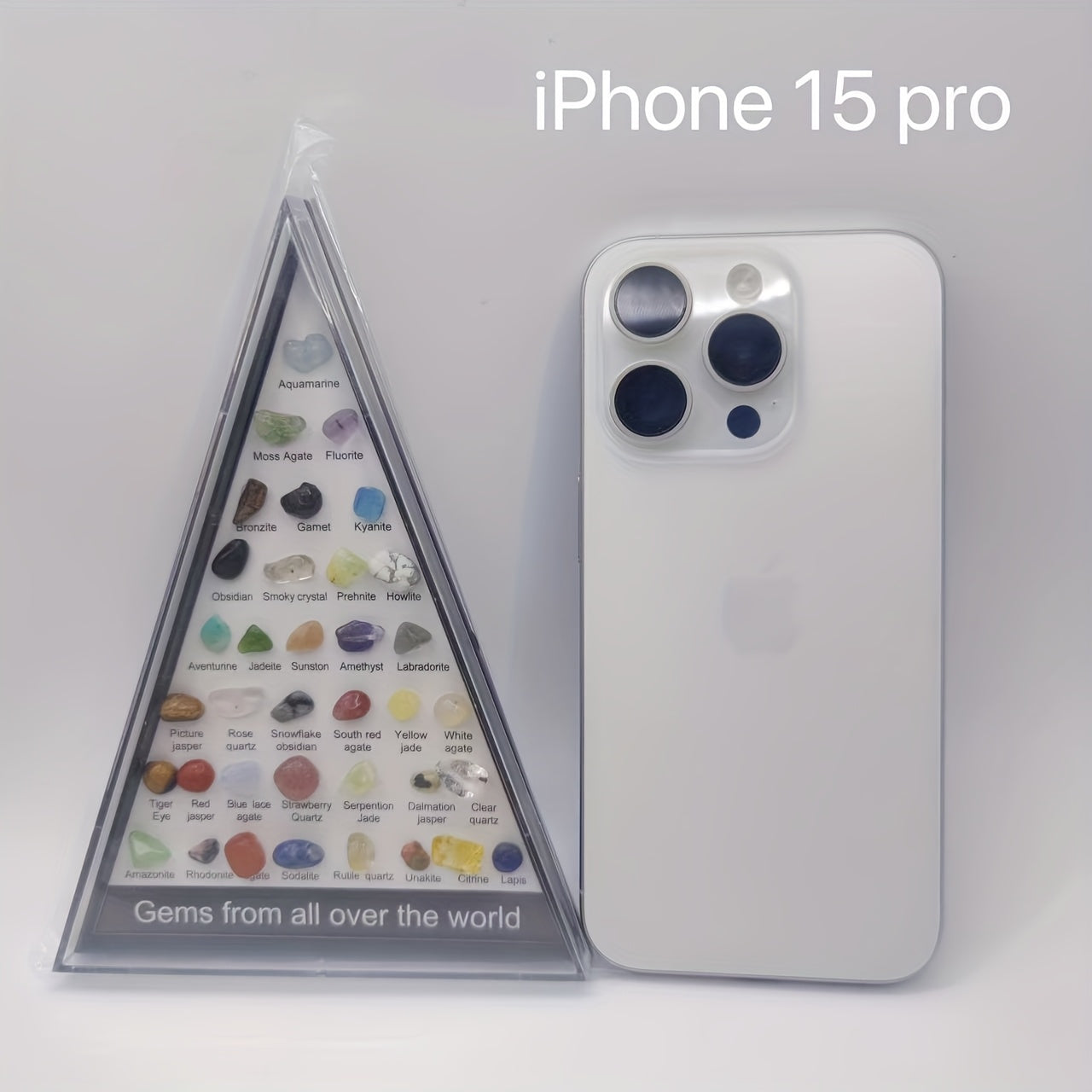 36-Piece Mineral Specimen Set in Collection Box for Research Education or Home Decor