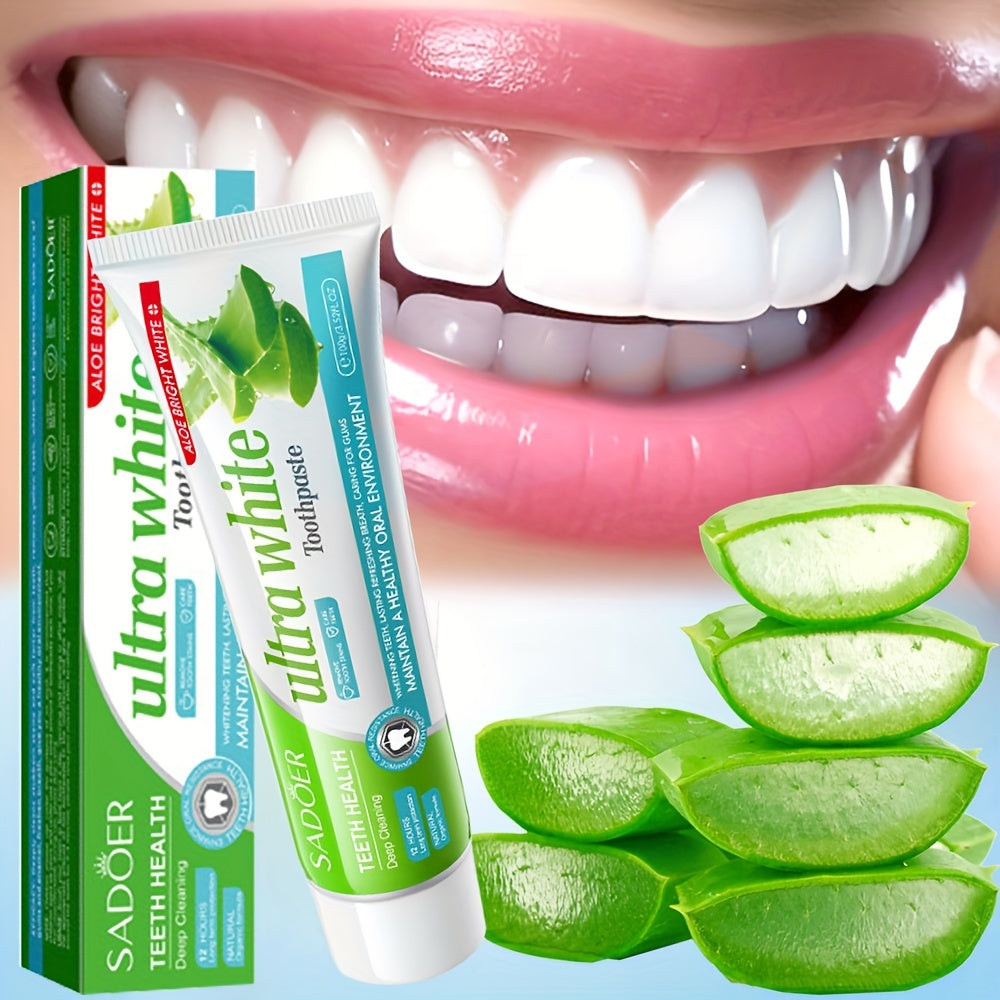 Aloe Vera Toothpaste 100g Deep Cleaning and Fresh Breath Whitening Paste