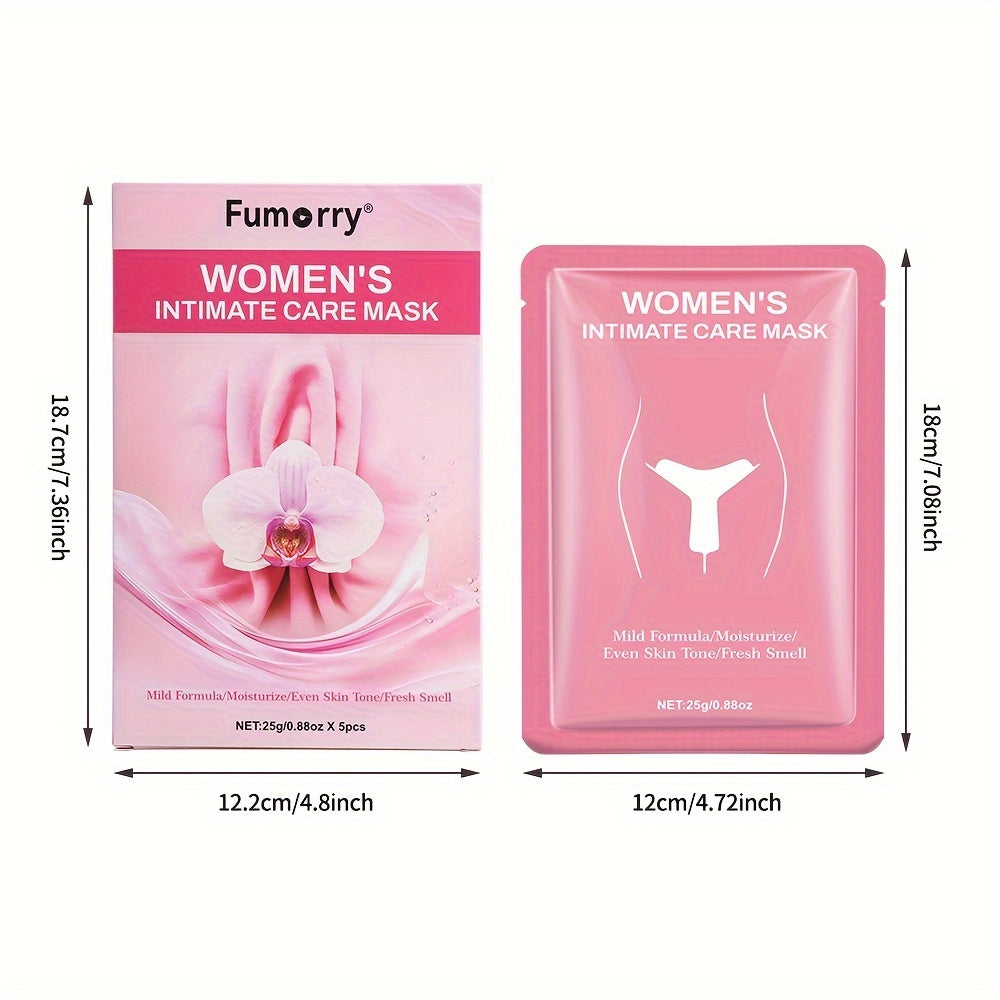Women's Intimate Care Masks 5-Pack with Vitamin C Nicotinamide Tea Tree Moisturizing Hypoallergenic