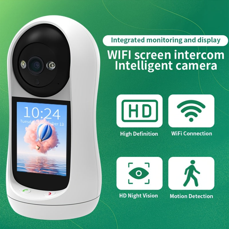 3MP WiFi Video Intercom with Night Vision Motion Detection Two-Way Audio Waterproof