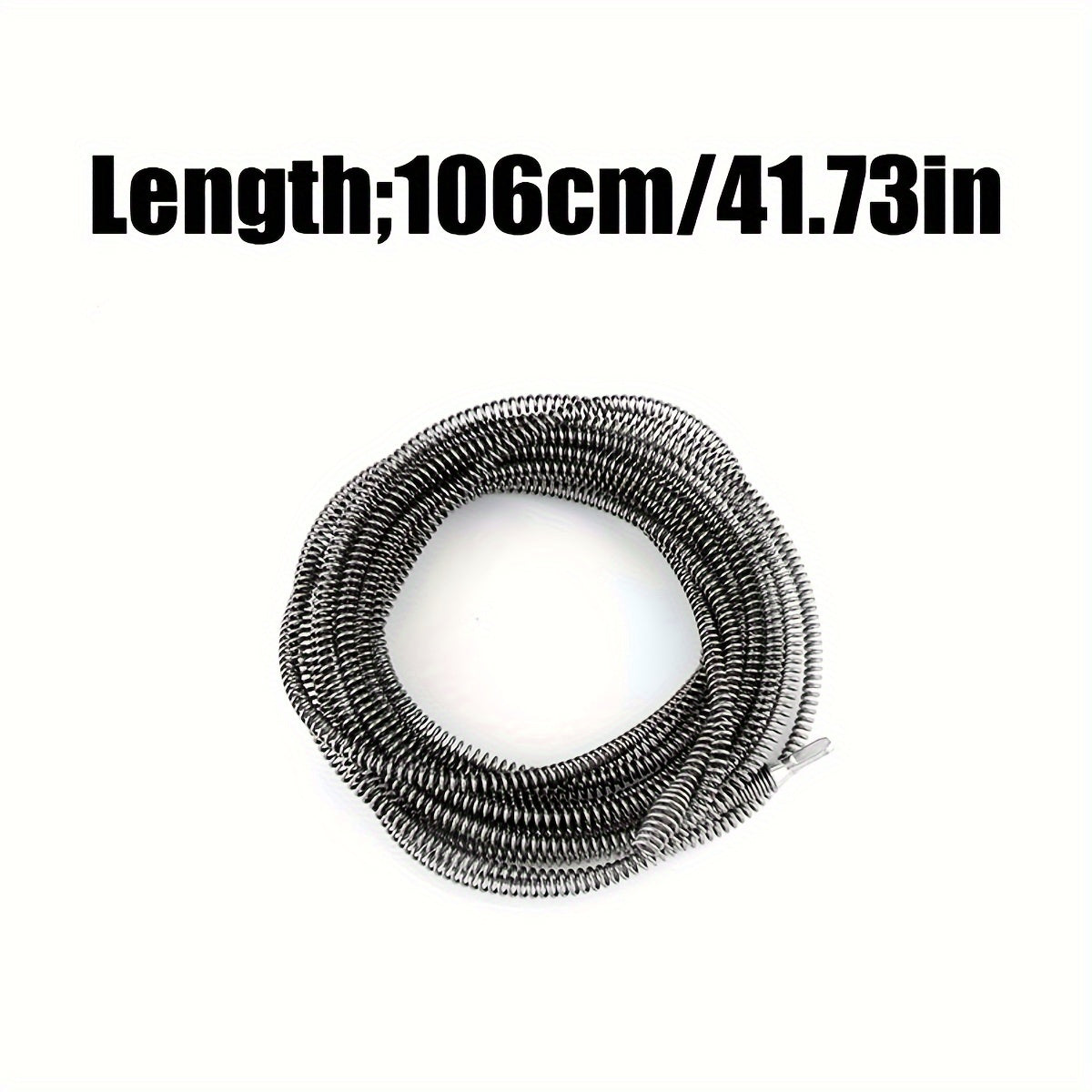 Extendable Electric Drain Auger for Clogs in Toilets and Drains Durable Metal Residential Commercial