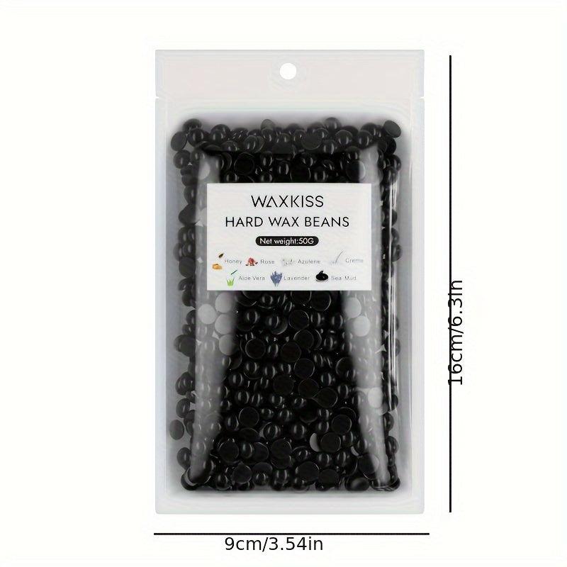 Paquete de recarga de cera dura en grano para piel sensible, depilación sin dolor, 50g