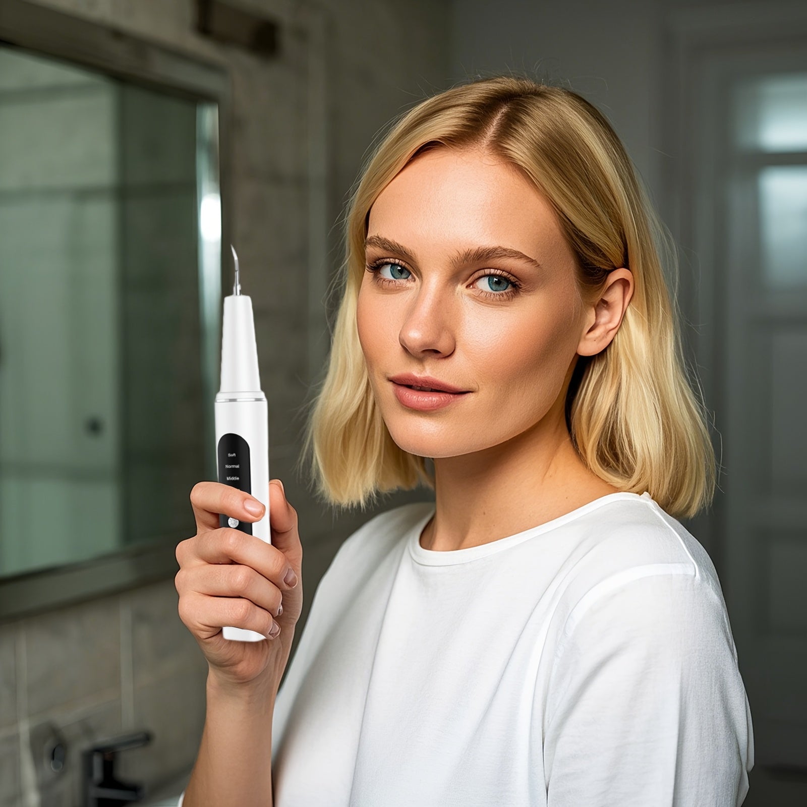 28,000 Vibration Frequency Electric Tooth Cleaner Kit - USB orqali zaryadlanadigan, chuqur og'iz parvarishi uchun - Portativ dizayn, uyda va sayohatda ideal, mukammal bayram sovg'asi