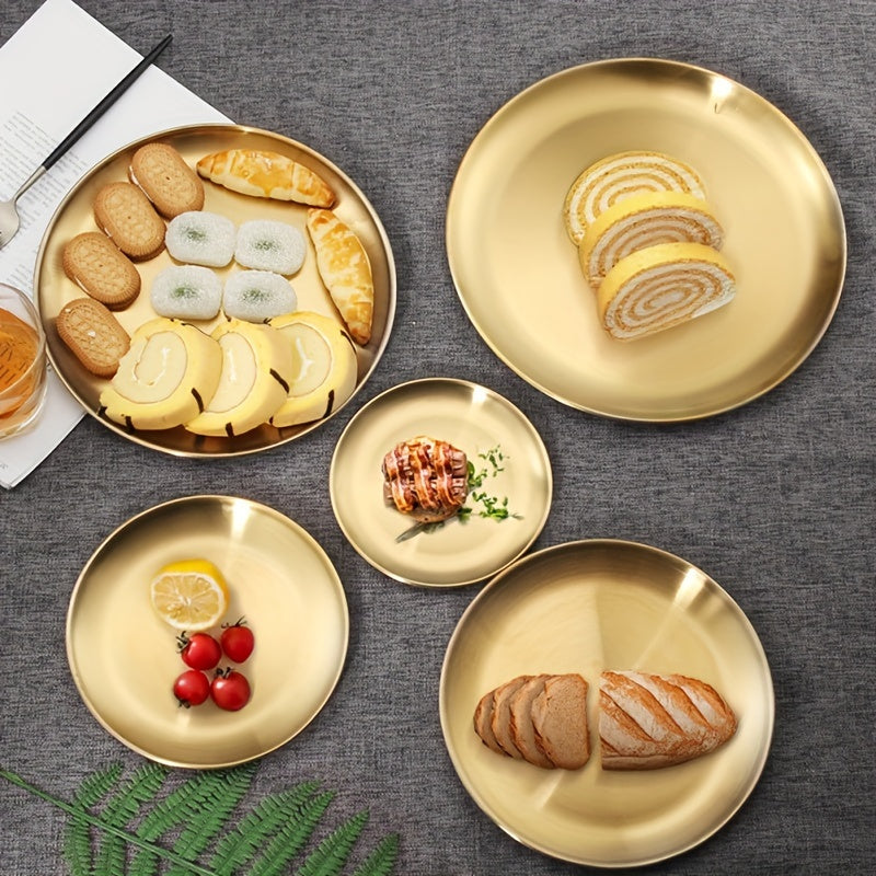 Stainless Steel Coffee Tray for Buffet Parties and Fruit Decoration