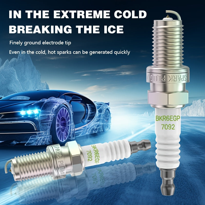 4pcs Spark Plugs Compatible With Various Car Models Replacement Auto Parts