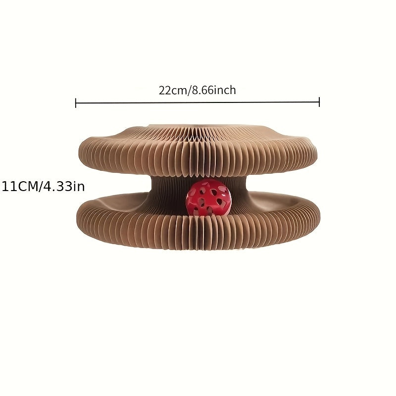 Cat Scratching Board Toy Durable Cardboard Interactive Play for Indoor Cats