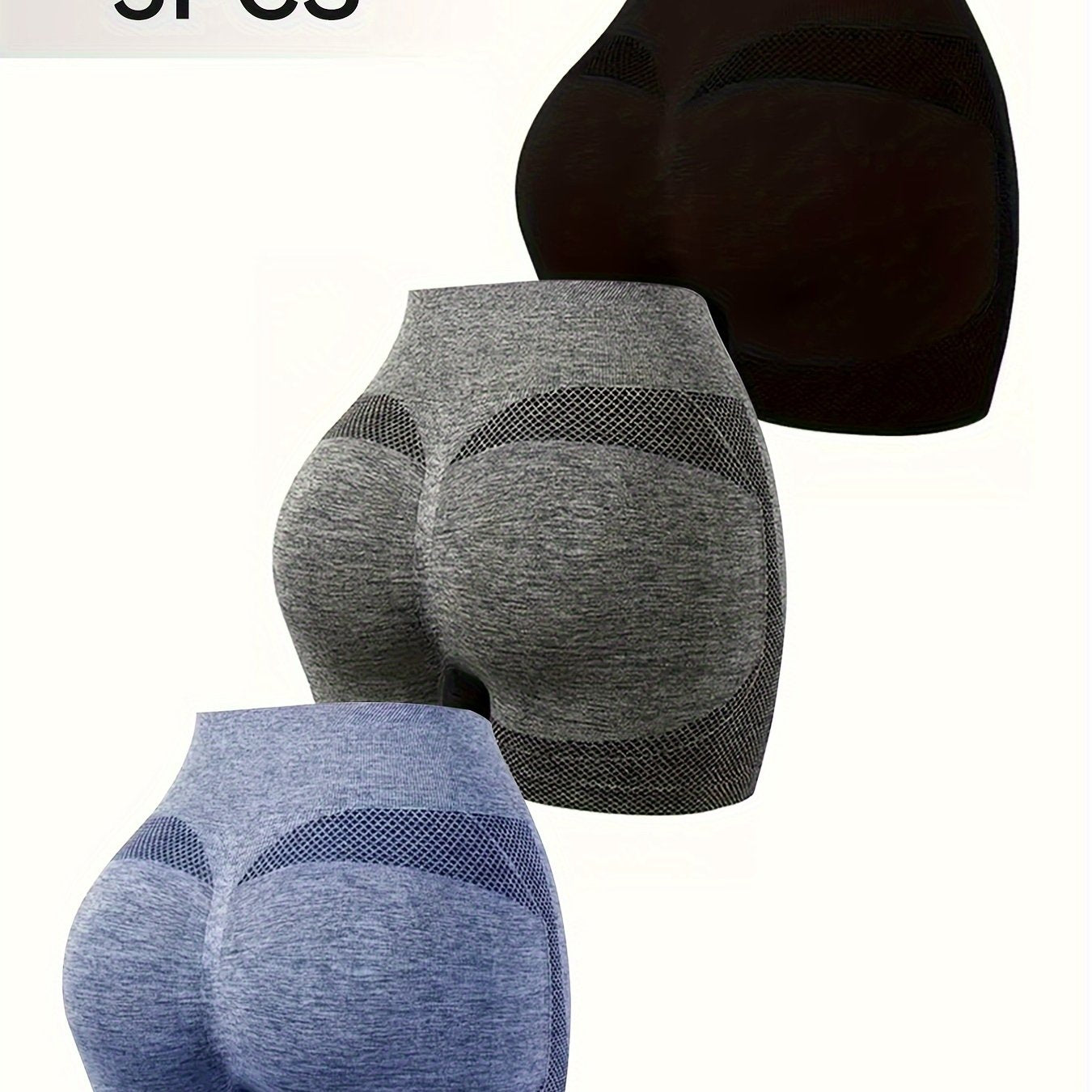 Women's High-Waisted Compression Leggings Set for Sports Fitness with Side Stripe and High Support